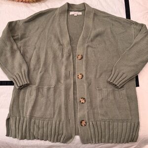 LOFT Sage Knit Cardigan